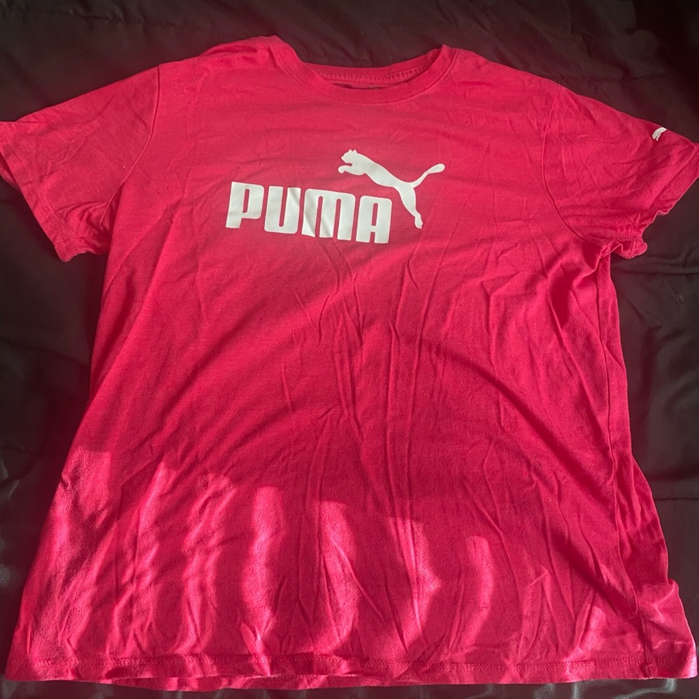 Pink puma shirt